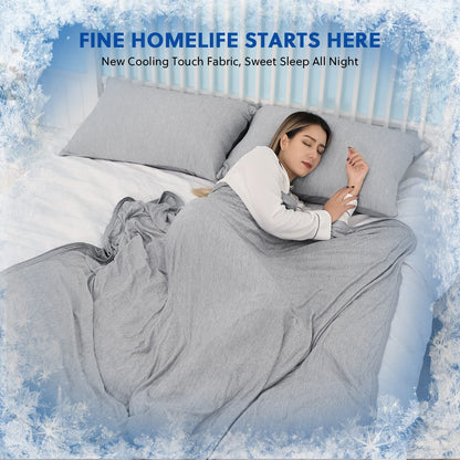 Cooling Blankets for Hot Sleepers - Summer Blanket Thin Lightweight Breathable Soft Double Side Enhanced V1192-AZ-W-0214