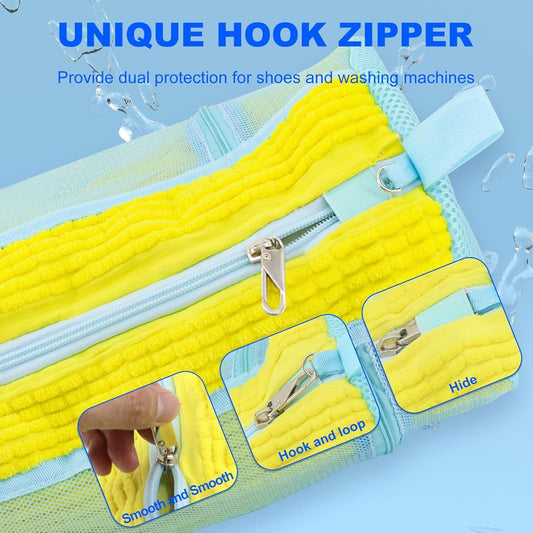 Shoe Washing Bags for Washing Machine - Durable Shoe Washing Machine Bags for All Shoe Types Sizes (Large V1192-AZ-W-0223