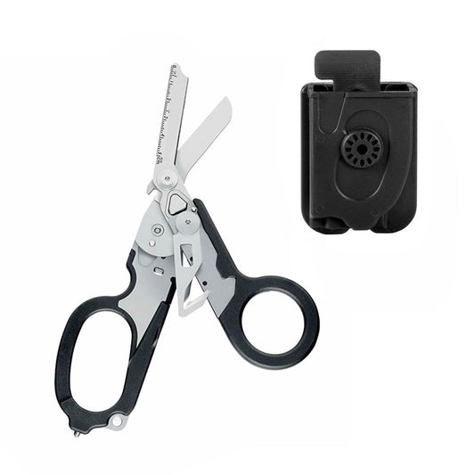 6 in 1 Multifunctional Trauma Shears Foldable with Strap Cutter | Heavy Duty Stainless Steel Emergency V1192-AZ-W-0226