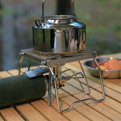 Portable Folding Camping Campfire Grill over Fire Split Stoves 304 Stainless Steel (Grid wire) V1192-AZ-W-0229