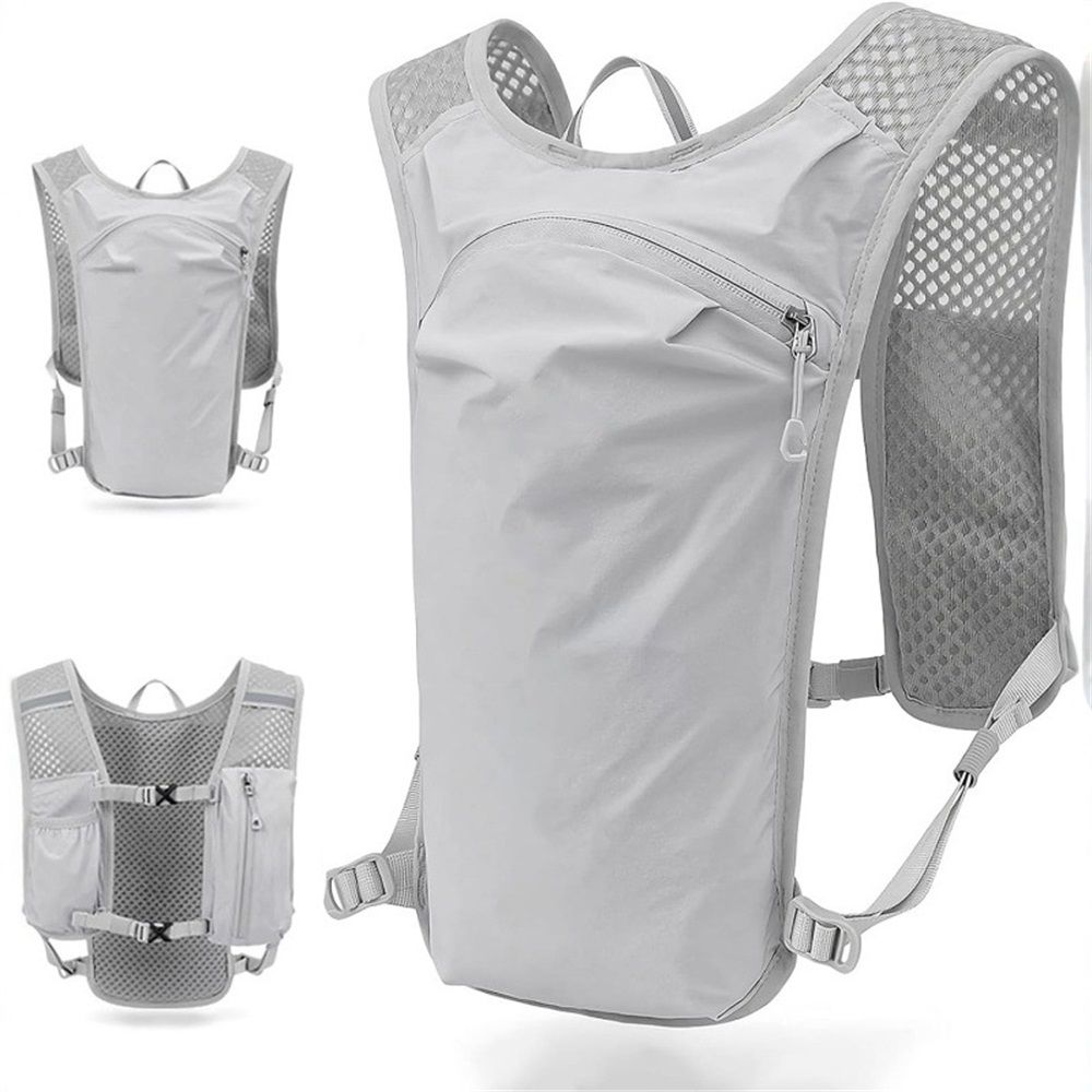 Hiking Hydration Pack Running Backpack Daypack Vest with Water Bladder for Women Men Cycling Biking Trail V1192-AZ-W-0232