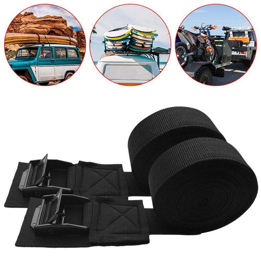 Black two Pair Tie Down Strap Padded Cam Lock Buckle - Cargo Straps for Moving Appliances, Lawn Equipment, V1192-AZ-W-0238