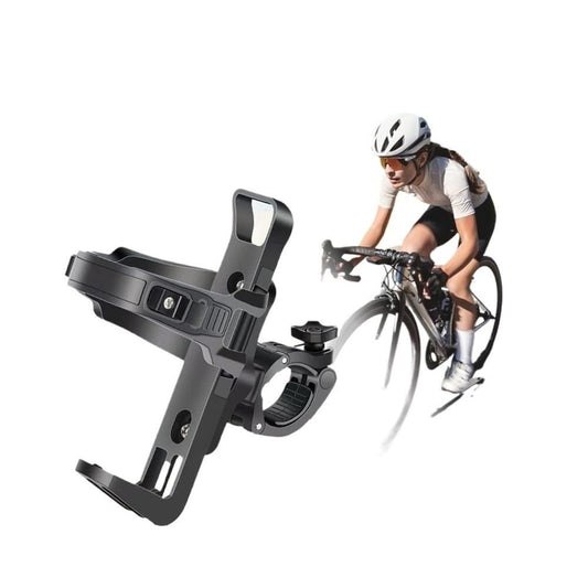 Bike Water Bottle Holder 360 Degrees Rotation Black Cup Holder Drinking Bottle Holder Fit Bike Electric V1192-AZ-W-0252