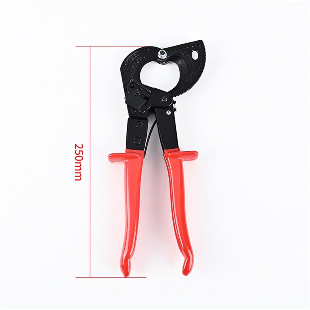 Cable Cutter and Ratchet Wire Cutter - Cuts Through Aluminum and Multi-Core Cables up to 240mm2 with V1192-AZ-W-0255