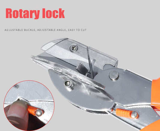 Angle Mitre Shear Cutter - Multifunctional Tool for Angular Cutting of Plastic, PVC, and Molding Trim V1192-AZ-W-0258