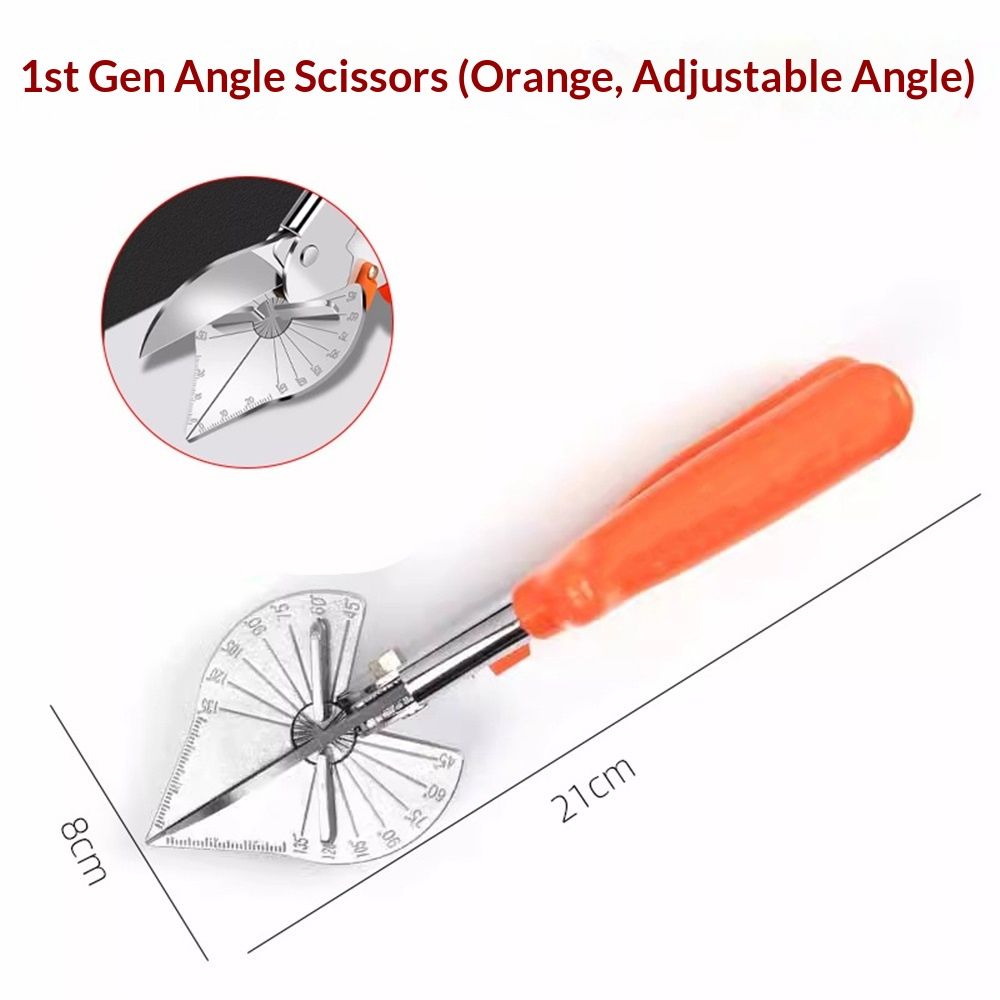 Angle Mitre Shear Cutter - Multifunctional Tool for Angular Cutting of Plastic, PVC, and Molding Trim V1192-AZ-W-0258