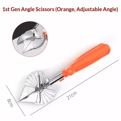 Angle Mitre Shear Cutter - Multifunctional Tool for Angular Cutting of Plastic, PVC, and Molding Trim V1192-AZ-W-0258