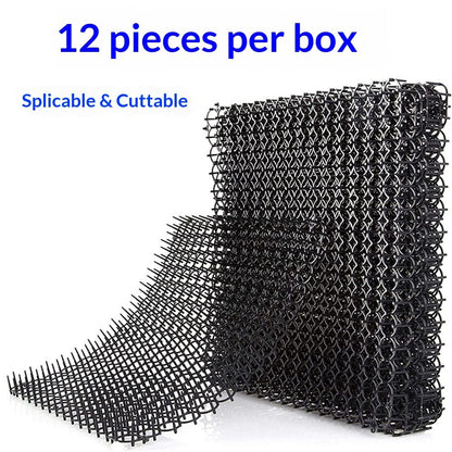 13"x16" Cat Deterrent Mat,12 Pack Cat Scat Mat with Spike Cat Repellent for Kitten Coverage Digging Deterrent V1192-AZ-W-0260