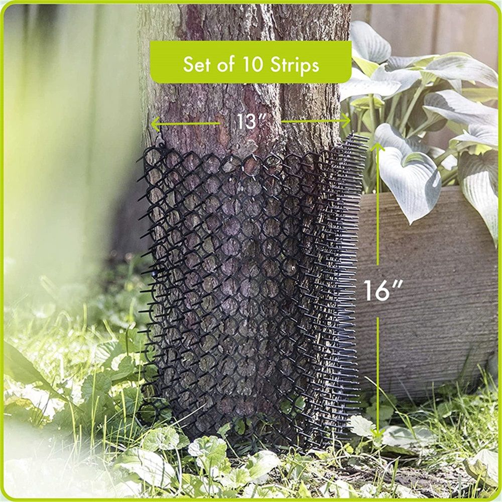 13"x16" Cat Deterrent Mat,12 Pack Cat Scat Mat with Spike Cat Repellent for Kitten Coverage Digging Deterrent V1192-AZ-W-0260