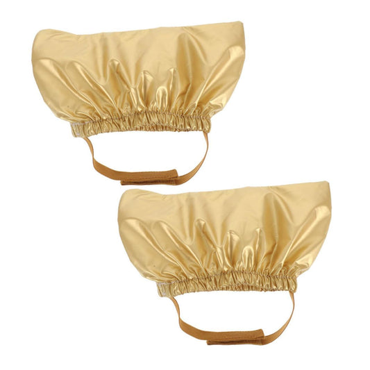 2Pcs Adjustable Pet Shower Caps Bath Ear Protector for Cats and Dogs Reusable Headgear for Grooming V1192-AZ-W-0263