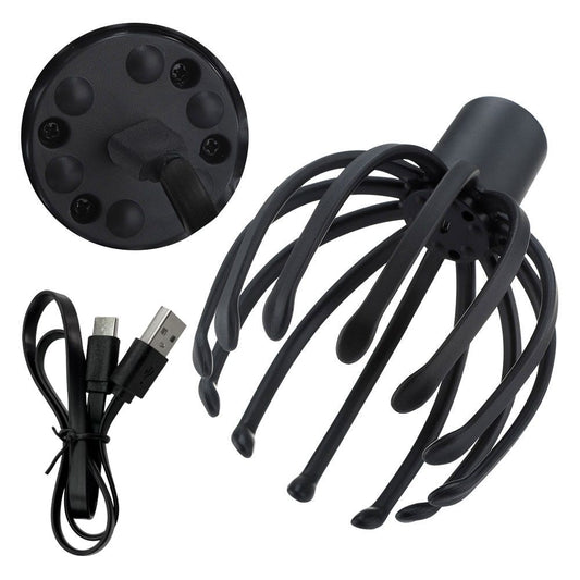 Electric Scalp Massager with 3 Modes, 360 Degree Head Massager, Cordless Portable Head Scratcher for Stress V1192-AZ-W-0278