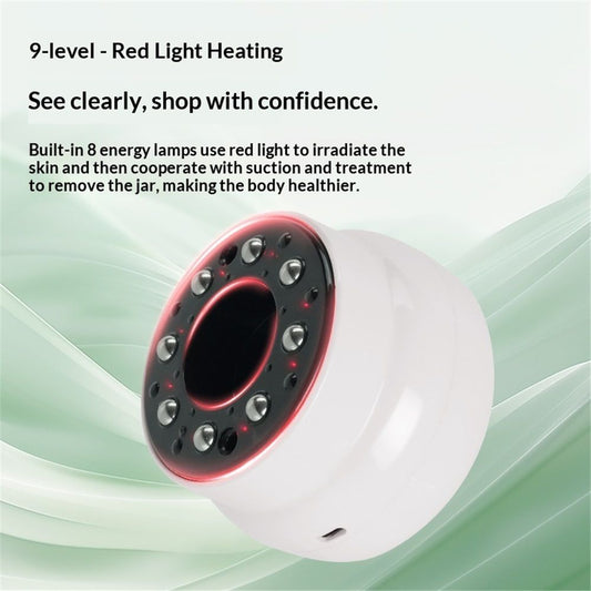 Lymphatic Drainage Massager with 9-Level Heat & Red Light-Wireless Gua Sha Tool for Muscle Relaxation, LCD V1192-AZ-W-0283
