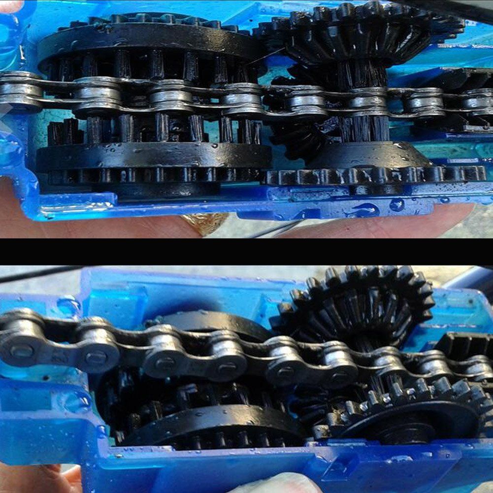 3 pack Cyclone Chain Scrubber, Chain Cleaner Easy Clean Bike Parts Cleaning Brush WasherTool (3 pack) V1192-AZ-W-0290