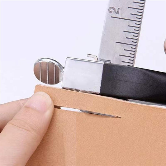 Leather cutting tool, aluminum handle leather strip cutting machine, stainless steel specification leather V1192-AZ-W-0293