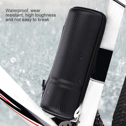 Waterproof Bike Tool Case - Cycling Storage Pouch for Mountain and Road Bikes - Hard Shell Zip Bag with V1192-AZ-W-0296