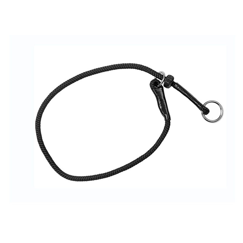Slip ring black pet training P-chain explosion-proof drawstring with limiter, medium and large dog training V1192-AZ-W-0300