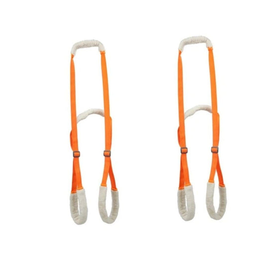 2 Pcs Dog Support Harness for Back Legs Dog Rear Lifting Sling Aid with Handle and Shoulder Strap Hind Leg V1192-AZ-W-0302