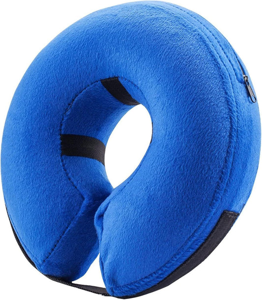 Inflatable Dog Cone Collar Alternative, Soft Dog Cone for Small Medium Large Dogs and Cats, Neck Recovery V1192-AZ-W-0303