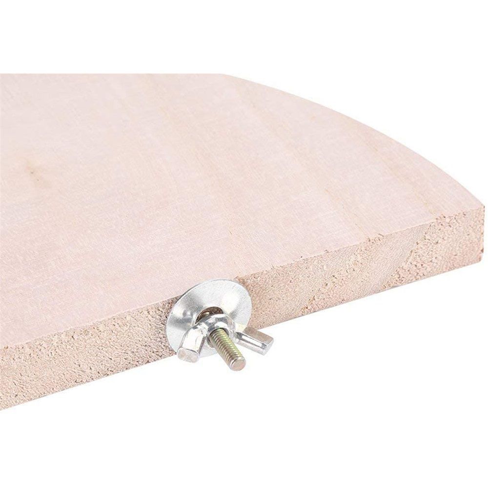 Flat Platform Stand, Easy to Install, Safe and Stable, Smooth Polishing Without Hurting Feet, Solid Hardwood V1192-AZ-W-0306