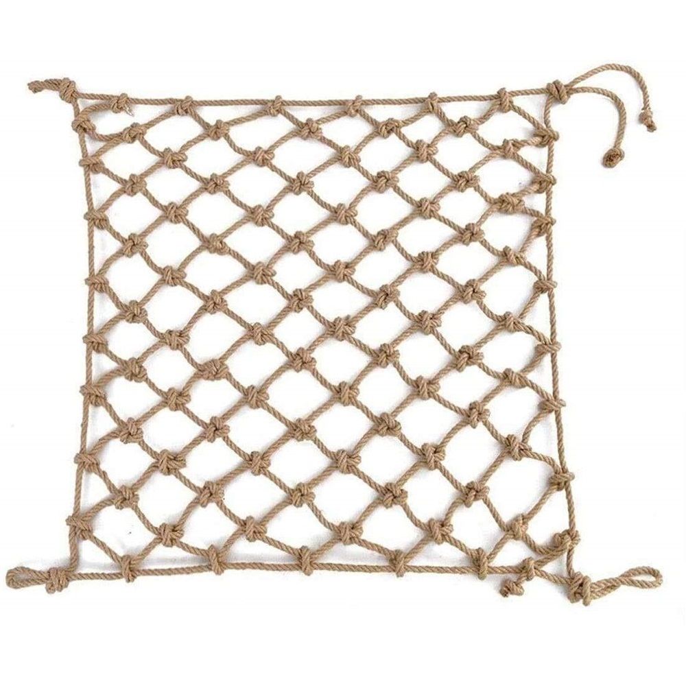 1PCS Parrots Climbing Net, Medium Large Size Parrots Hemp Rope Hanging Swing Bird Game Cage Toy Accessories M V1192-AZ-W-0308