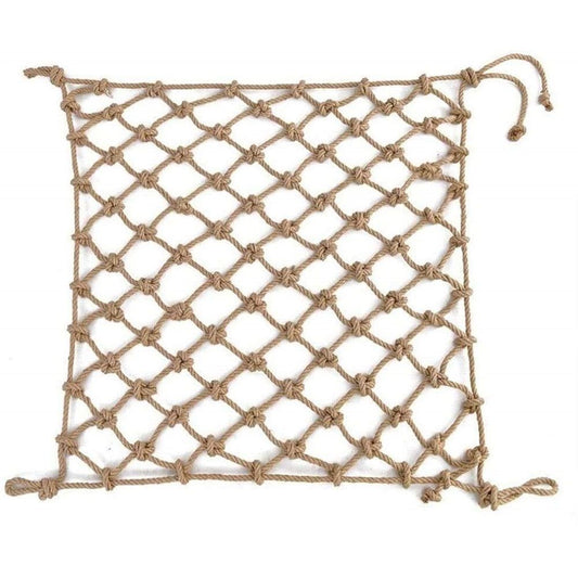 1PCS Parrots Climbing Net, Medium Large Size Parrots Hemp Rope Hanging Swing Bird Game Cage Toy Accessories M V1192-AZ-W-0308