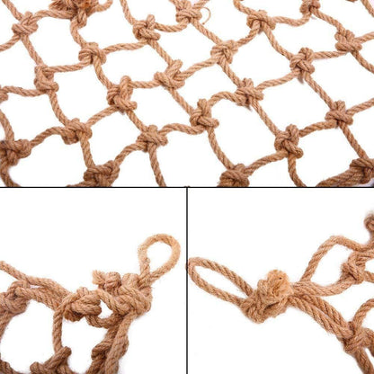 1PCS Parrots Climbing Net, Medium Large Size Parrots Hemp Rope Hanging Swing Bird Game Cage Toy Accessories M V1192-AZ-W-0308