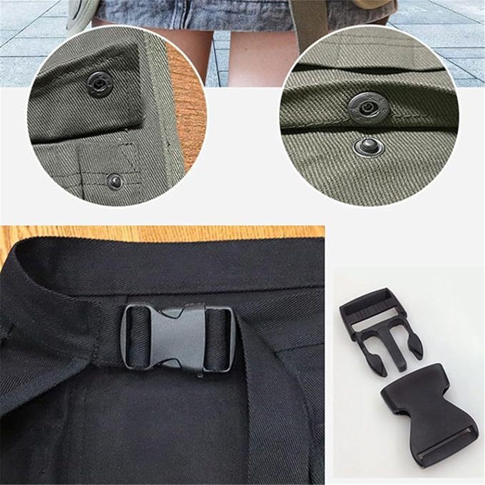 Tool Apron Half Canvas Apron With Muti-Pockets for Home Garden Painting Crafting Woodworking black(Only apron) V1192-AZ-W-0313