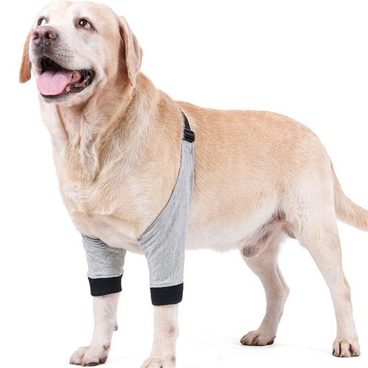 Dog Elbow Protector for Calluses, Recovery Suit for Front Legs, Cone Collar Alternative to Stop Licking V1192-AZ-W-0314