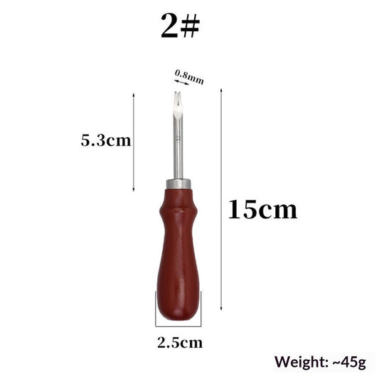 Leather Edge Bevelers, 4pc High Carbon Steel Edge Skiving Set, Wood Hand Edge Bevelers, Leather Craft Keen V1192-AZ-W-0327