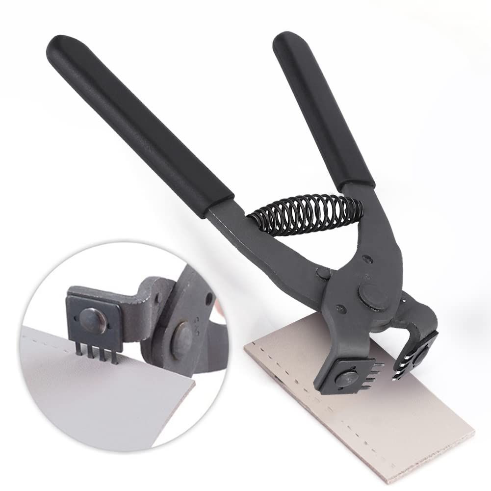 Leather Piercer Leather Craft Hole Punch Tools Hand-Held Silent Pliers Diamond Sewing Stitching Chisel V1192-AZ-W-0328