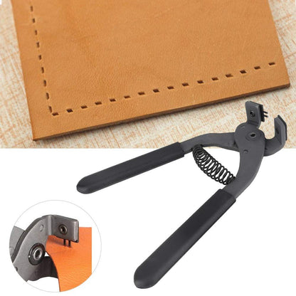 Leather Piercer Leather Craft Hole Punch Tools Hand-Held Silent Pliers Diamond Sewing Stitching Chisel V1192-AZ-W-0328