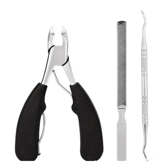 Toenail Clippers for Thick & Ingrown Toe Nails Heavy Duty Precision Nail Scissors Super Sharp Curved Blade V1192-AZ-W-0335