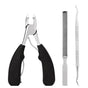 Toenail Clippers for Thick & Ingrown Toe Nails Heavy Duty Precision Nail Scissors Super Sharp Curved Blade V1192-AZ-W-0335