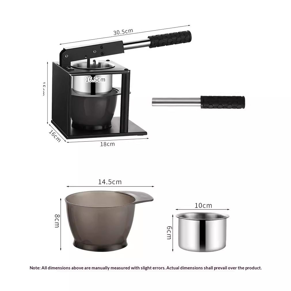 Potato Ricer Masher with 2 Interchangeable Discs Hand Food Press for Mashed Potatoes, Avocados Puree or Fruit V1192-AZ-W-0345