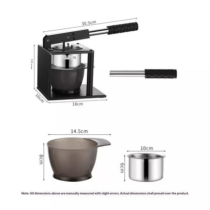 Potato Ricer Masher with 2 Interchangeable Discs Hand Food Press for Mashed Potatoes, Avocados Puree or Fruit V1192-AZ-W-0345