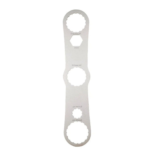 Multi -function Bottom Bracket Wrench, Suitable for wrench in 39 40.5 44mm outer diameter, 16 Notch V1192-AZ-W-0354