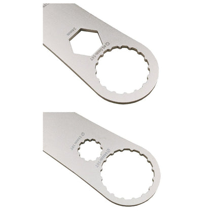 Multi -function Bottom Bracket Wrench, Suitable for wrench in 39 40.5 44mm outer diameter, 16 Notch V1192-AZ-W-0354
