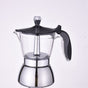 Strong Coffee Maker, Moka Pot Premium Crystal Shape Top Coffee, 4 cup, Classic Italian coffee maker for V1192-AZ-W-0360