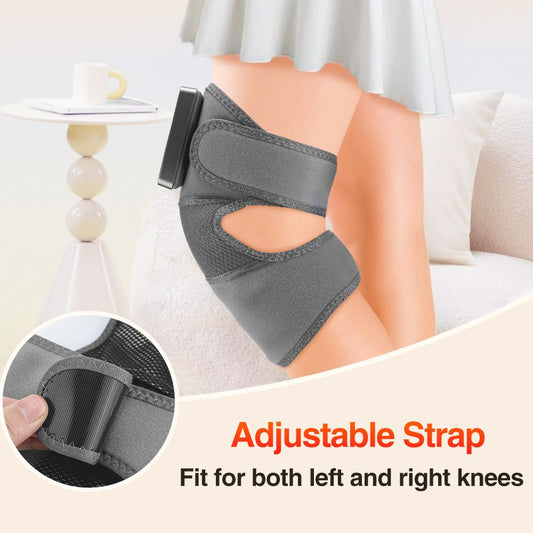 Heated Knee Massager Shoulder Heating Pads Elbow Brace 3 in 1 with Vibration, Cordless Rechargeable Heating V1192-AZ-W-0366