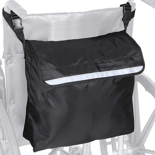 Wheelchair Pouch Bag, Wheelchair Backpack Pockets Wheelchair Bags to Hang on Back Rollator Bag Carry V1192-AZ-W-0377