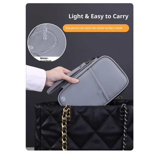 Travel Passport Wallet, Family Passport Holder, Trip Document Organizer, Cover Lightweight Portable Document V1192-AZ-W-0380