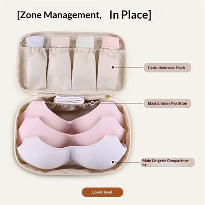 Portable Underwear Bra Storage Bag Travel Organizers Multi-Layer Toiletry Packing Cube,Multiple Layers Pack V1192-AZ-W-0382