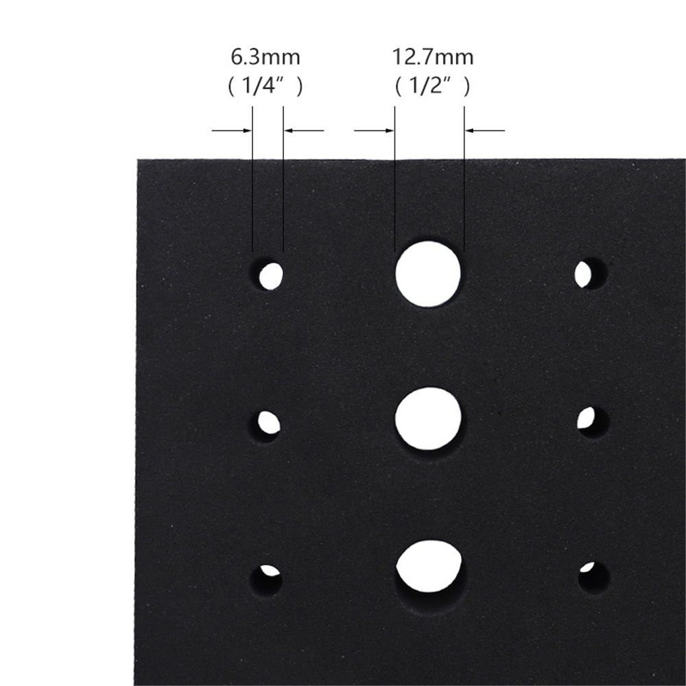 Router Bit Storage Inserts for 110 Bits, 50PCS 1/2" and 60PCS 1/4" Shank Router Bits, Routers Bit Holder, V1192-AZ-W-0392