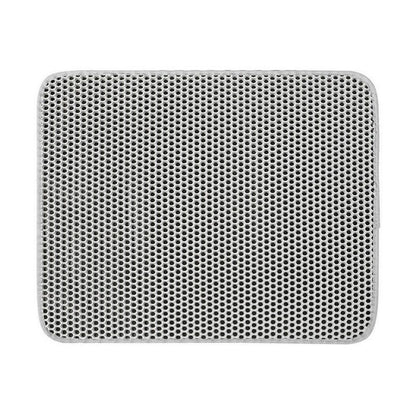 Cat Litter Mat Large Cat Litter Trapping Mat 30x30cm Double Layer Urine and Water Proof Kitty Litter Box Mat V1192-AZ-W-0394