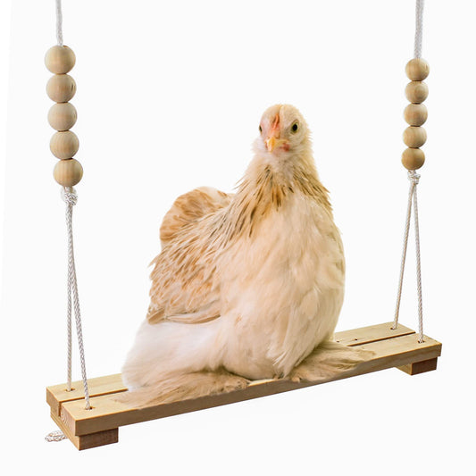 Natural Safe Wooden Accessories Large Durable Ladder for Poultry Run Rooster Hens Chicks Pet Parrots Macaw V1192-AZ-W-0395
