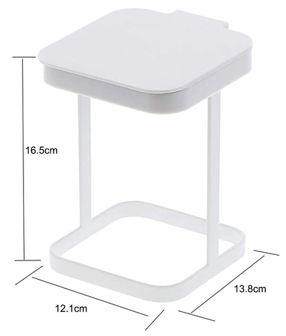 Countertop Trash Can Garbage Bag Holder for Home Kitchen Desktop trash bin, home kitchen storage bin, office V1192-AZ-W-0408