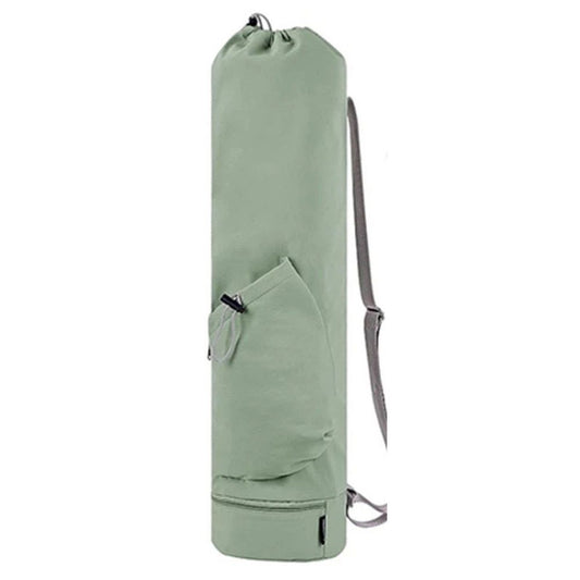 Yoga Mat Bag with Water Bottle Pocket and Bottom Wet Pocket, Exercise Yoga Mat Carrier Multi-Functional V1192-AZ-W-0409