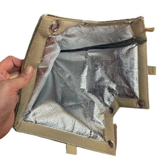 Outdoor Backflow Preventer Cover, Pipe Insulated Pouch for Freeze Protection, Winter Thicken Fabric Sprinkler V1192-AZ-W-0422
