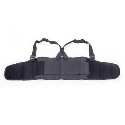 Care Back Brace for Work with Suspenders - Back Support Belt - Adjustable, Light, Breathable - Posture V1192-AZ-W-0444