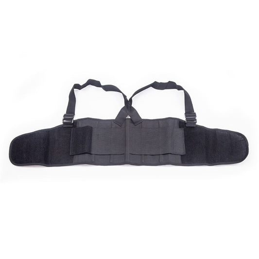 Care Back Brace for Work with Suspenders - Back Support Belt - Adjustable, Light, Breathable - Posture V1192-AZ-W-0444